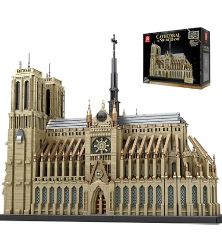 Amazon.com: XMBRICDIYY Notre Dame de Paris Modular Building Block